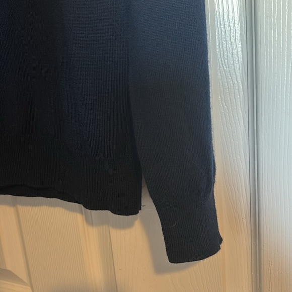 Bonobos men’s blue 100% merino wool crew neck sweater size medium - Picture 3 of 8